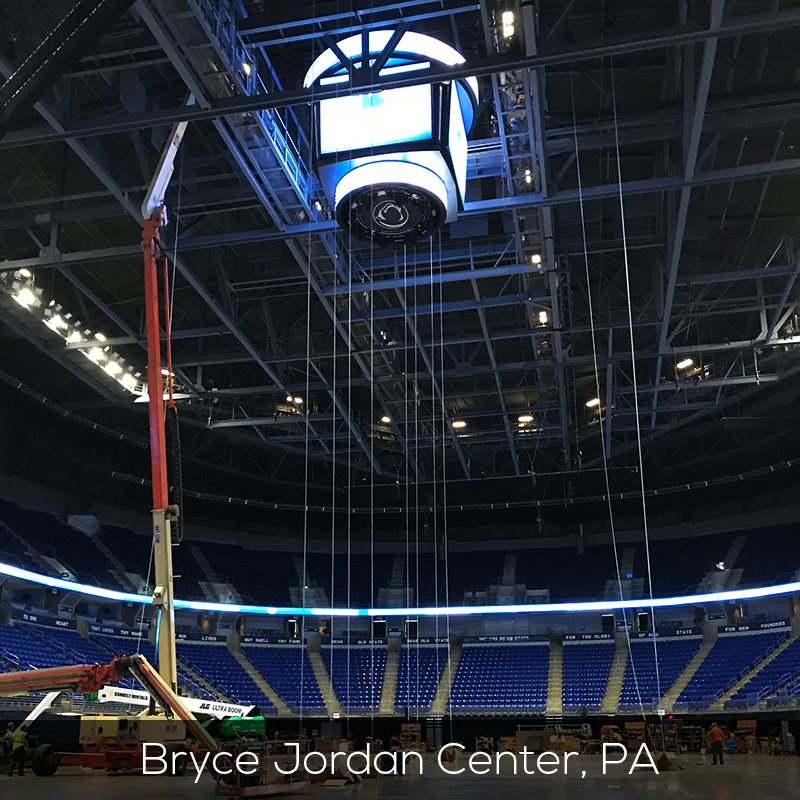 our work on the Bryce Jordan center