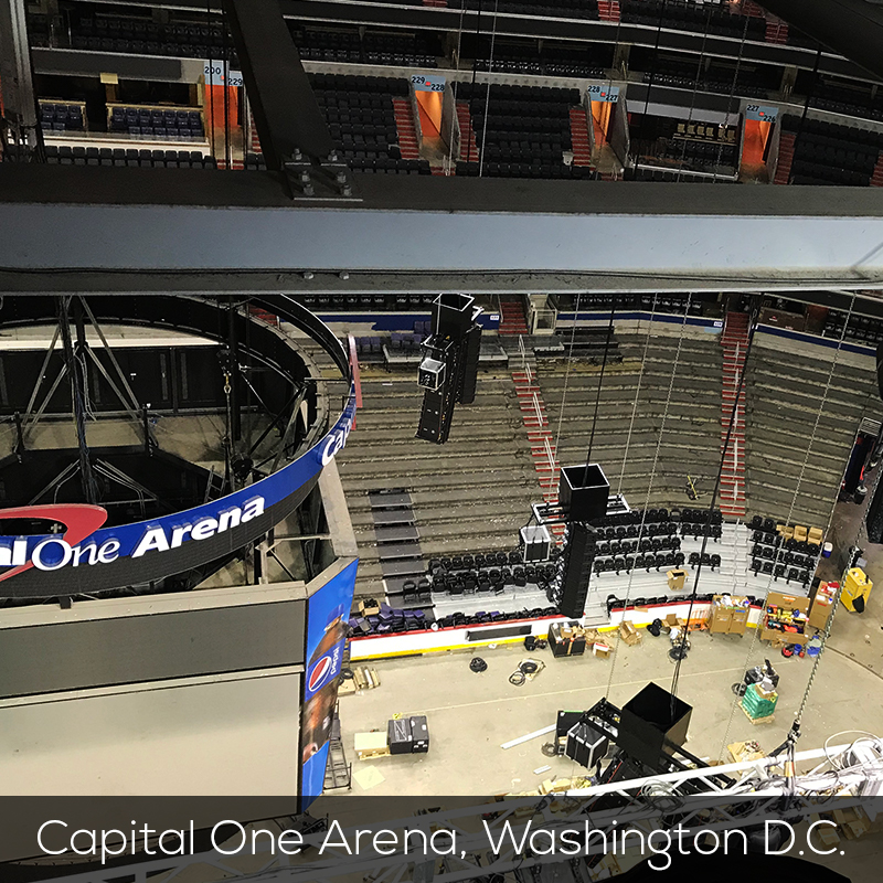 our work on the capital one arena