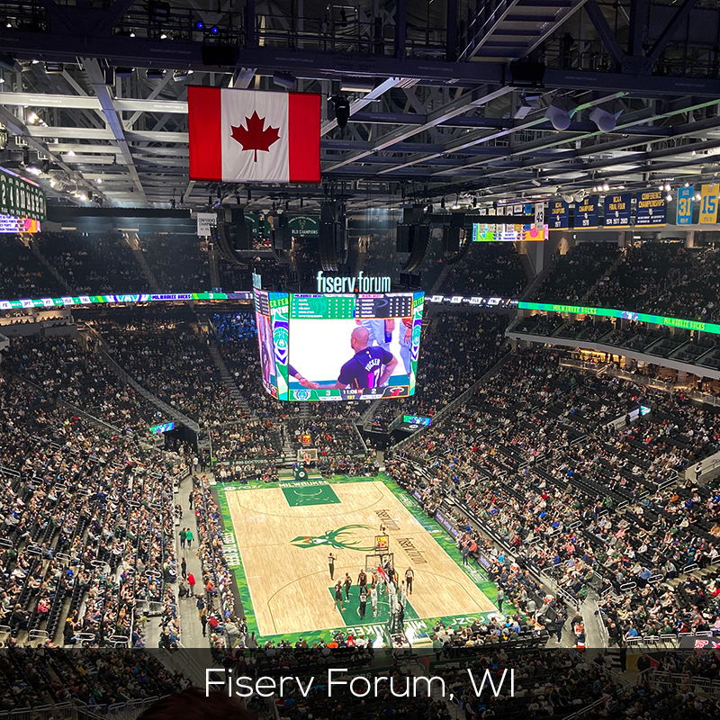 our work on the fiserv forum