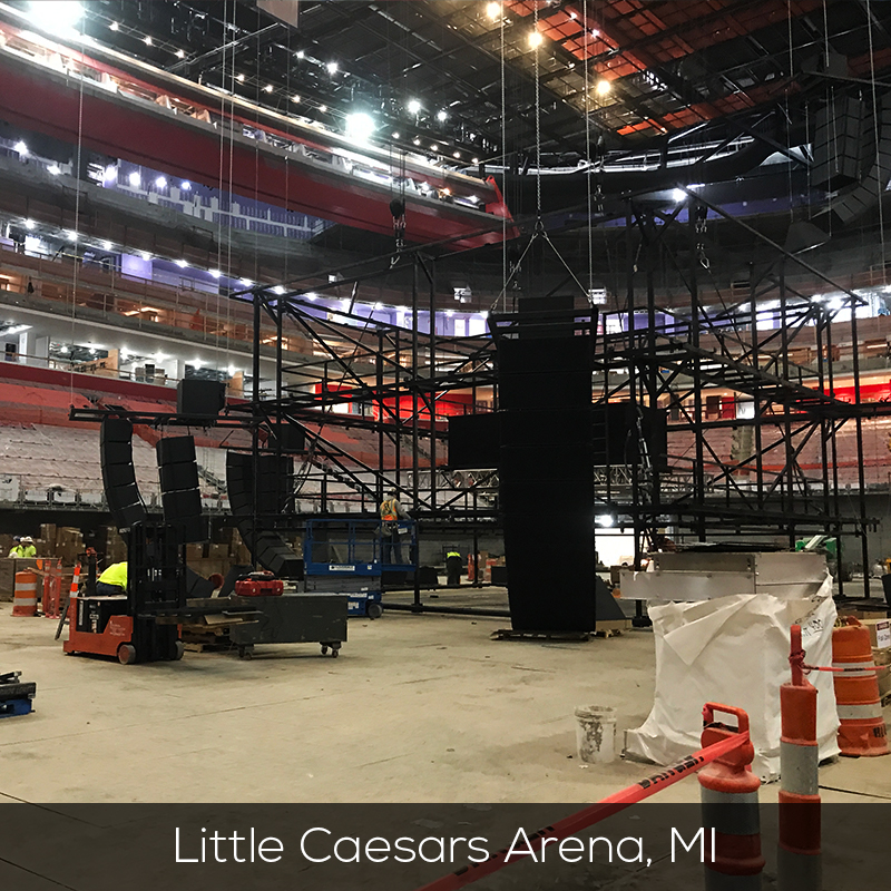 our work at the little caesars arena