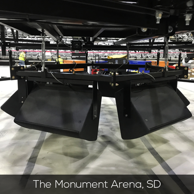 fabrication work at the monument arena