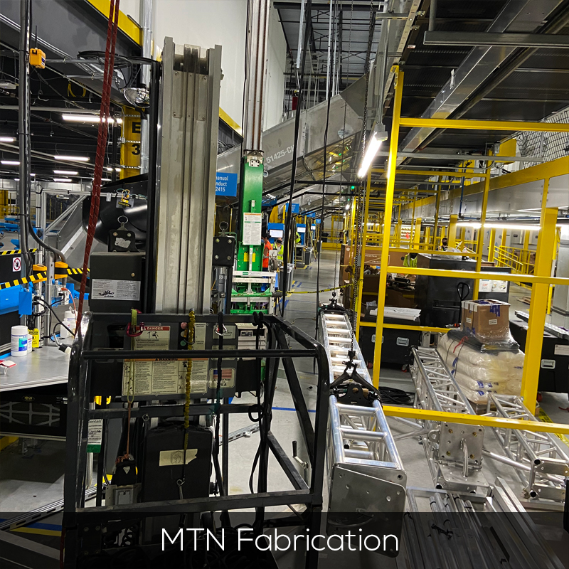 our fabrication work by the MTN team on site